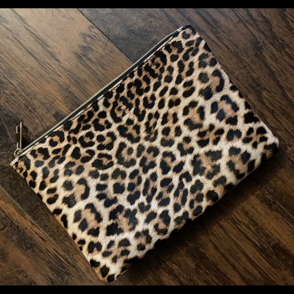 Cheetah Print Makeup Bag